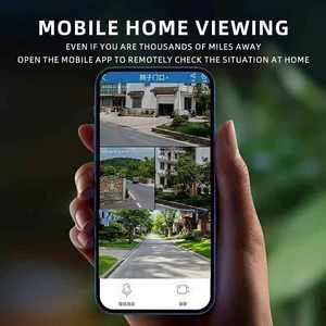 מצלמת כיפה סולארית Honeyguard HSC179 עם חיישן CMOS, ניטור ביתי, שליטה מרחוק דרך טלפון נייד, מצלמה כפולה חיצונית HD, 4G, IP66 - Product Image 6