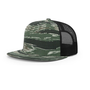 Custom Embroidery <b>Waterproof</b> Canvas Truckers Hat Richardson Solid One Color 5 Panel Polyester/Cotton <b>Caps</b> Man Four Seasons - Product Image 1