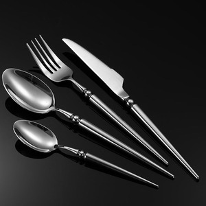 Juego de cubiertos de acero inoxidable Premium más vendidos Cubiertos de comedor para el hogar elegantes de lujo Durable y gran oferta para fiestas - Product Image 1