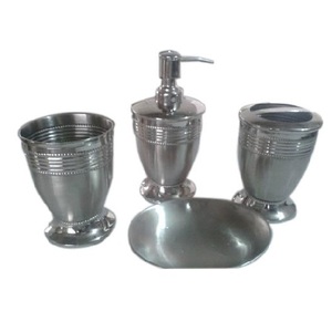 Juego de 4 juegos de baño de acero inoxidable, calidad superior, forma personalizada y tamaño - Product Image 1