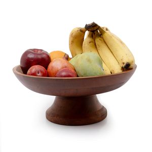 ชามไม้แกะสลักทำด้วยมือธรรมชาติงานแกะสลักที่ไม่ซ้ำใครตกแต่งบ้านด้วยมืองานฝีมือ HF - Product Image 5