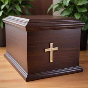 OEM Custom Engraved Wooden Adult <b>Ashes</b> Urn Wholesale Traditional Wooden Adult Cremation Urn Exporter From India - Product Image 3