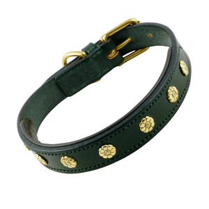 ปลอกคอสุนัขเดซี่หนัง,ปลอกคอสุนัขหนัง - Product Image 1