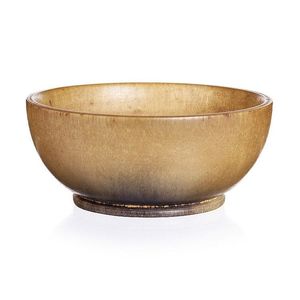 Bol de service à salade décoratif en corne de buffle naturelle, ensemble de service à salade pour fête, style rustique traditionnel, écologique, américain - Product Image 3