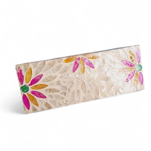 Caja de Pañuelos de Nácar, Natural, Ecológica, Hecha a Mano, con Incrustaciones de Concha, Soporte Decorativo - Product Image 2