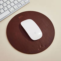 Tapis de souris en cuir PU, vente en gros, tapis de bureau personnalisé, tapis de souris pour ordinateur portable, tapis de clavier