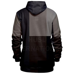 Pull-over à impression bouffante avec logo personnalisé pour adultes Nouveau design Top ventes Sweat à capuche bouffant avec votre propre logo pour hommes - Product Image 2