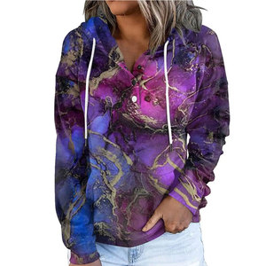 Top con capucha de alta calidad para mujer, diseño único, sublimación, ropa de invierno, estilo callejero, logotipo frontal, precio al por mayor más vendido - Product Image 1