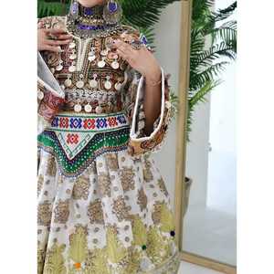 Meilleur prix, robes assorties pour couples, entièrement en dentelle et brodées de pièces de monnaie, style afghan kuchi tribal, traditionnelles pour mariage et fêtes - Product Image 3