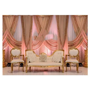 Conjunto de Sofás Tradicionales para Bodas Indias, Sofá de Diseño para Escenario de Boda con Sillas, Conjunto de Sofás para Escenario de Función Mehandi, Venta de Fábrica en EE. UU. - Product Image 5