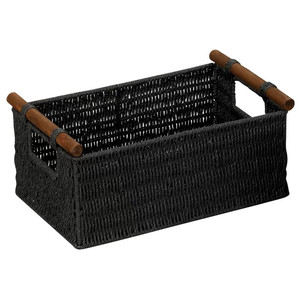 Nhat Minh Set 3 paniers classiques en jonc de mer naturel Design pliable Style bohème couleur personnalisée écologique pour la cuisine à domicile - Product Image 2