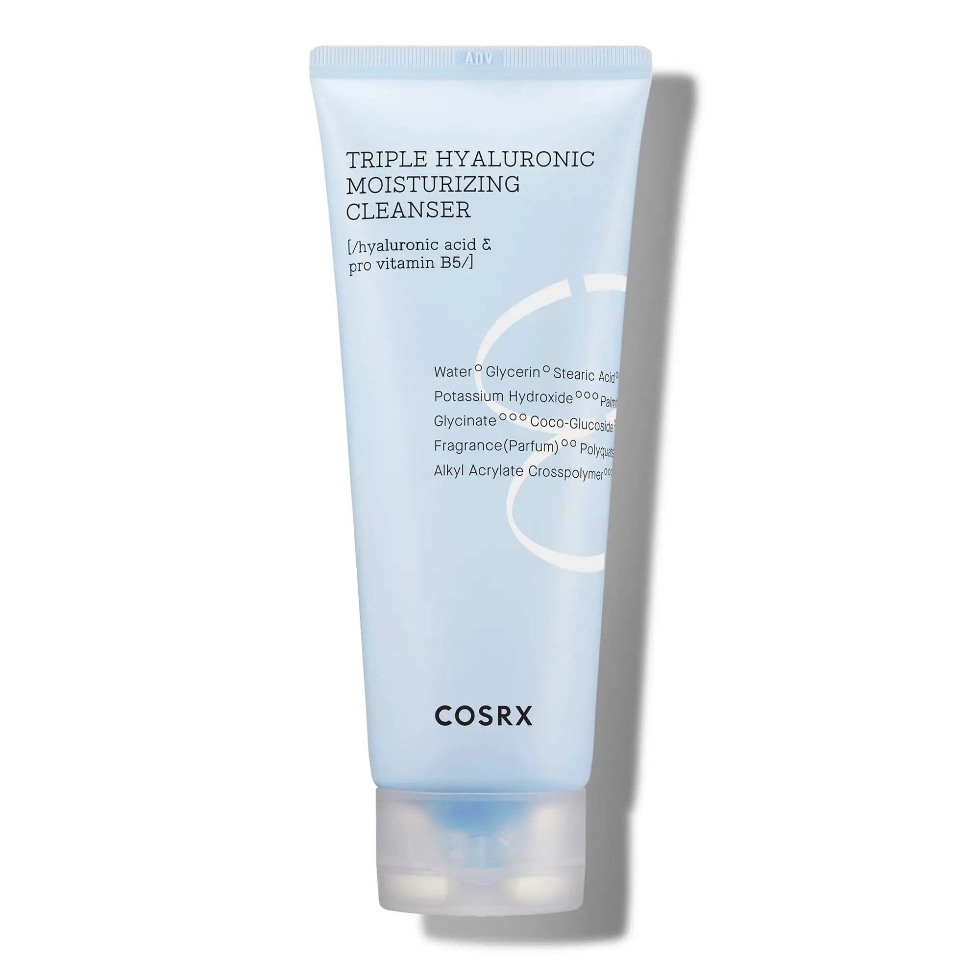 Cosrx Daily Facial Cleanser para a pele seca com ácido hialurônico e vitamina B Hydrium Triple Hyaluronic Hidratante Cleanser 150ml