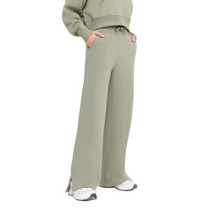 Best-seller Pantalon cargo professionnel évasé en soie à séchage rapide de haute qualité avec impression de logo unique pour la saison printanière - Product Image 3