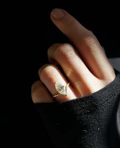 Anillos de joyería fina hechos en plata 925 10K 14K 18K Anillos de compromiso de oro sólido para mujeres - Product Image 5