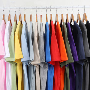 100% coton T-Shirt pour hommes haut vierge uni de haute qualité avec logo de marque personnalisé tissu tricoté à motif solide - Product Image 4