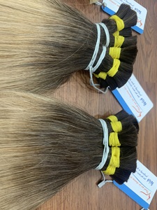 MEGA VENTE DE 2024!!! 100% cheveux humains sans perte ni enchevêtrement haute qualité Ombre couleur en vrac Extensions de cheveux cheveux humains pour femme - Product Image 6