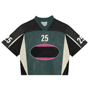 Maillot de football surdimensionné personnalisé en maille, coupe ample, design par sublimation, respirant, séchage rapide, vêtements de rue - Product Image 3