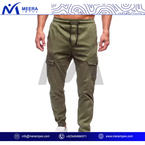 กางเกงคาร์โก้ผู้ชายสำหรับการผจญภัยกลางแจ้งและการออกแบบที่ทนทานวัสดุระบายอากาศอเนกประสงค์ลายกระเป๋าตรง - Product Image 2