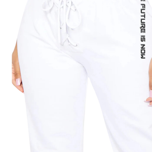 Pantalones deportivos de algodón 100% para mujer, monos personalizados al por mayor con cintura media para deportes de invierno - Product Image 4