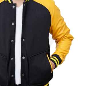 Winter <b>Waterproof</b> Varsity Jackets Baseball Letterman Embroidery Patch Customized Logo Printing Full Sleeves College Youth Jacket - Product Image 5
