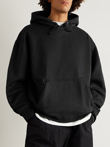 เสื้อฮู้ดดี้ผู้ชายคุณภาพสูงแบบขายส่ง สกรีนโลโก้ได้ตามต้องการ ทรงโอเวอร์ไซส์ เสื้อฮู้ดดี้ผู้ชายแบบเรียบง่าย สไตล์ลำลอง คุณภาพสูง โดย AKO - Product Image 2