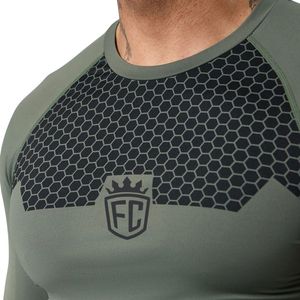 Haut de compression à manches longues pour hommes, pour la lutte, la division cargo, l'entraînement, le MMA, la salle de sport, le fitness et les sports - Product Image 5