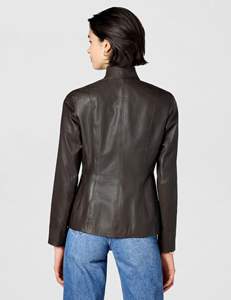 Chaqueta de Cuero Acolchada de Invierno, Tela de Lona, Resistente al Viento, Ecológica, Uso Casual, Calidad Premium, Estilo Urbano - Product Image 4