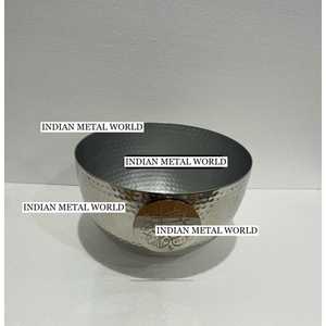 Bol en métal artisanal en laiton avec support Bol de pièce maîtresse de table classique Bol à chocolat pour mariage ou fêtes Prix d'usine - Product Image 4