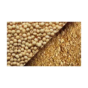 Protein 43% tepung kedelai organik kelas atas/tepung kedelai untuk pakan hewan dengan harga grosir.