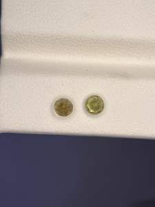 Par de Gemas Sueltas de Esferita Natural, Corte Brillante Redondo Facetado, para la Elaboración de Joyas - Product Image 5