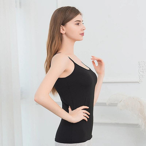 Nouveaux arrivages, prix raisonnable, haute qualité, respirant, débardeur femme à col en V, mode décontractée, débardeur uni pour femme - Product Image 3