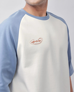 CAMISETA GRÁFICA CASUAL OVERSIZE REVALO-AZUL Camisetas casuales Ropa cómoda Último diseño Venta caliente Camisetas Casuales - Product Image 3