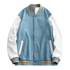 Chaqueta universitaria de algodón para hombre, corte clásico, material suave, OEM, ODM, directo de fábrica, personalizado, moda universitaria, prendas de vestir exteriores - Product Image 6