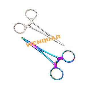 Pinzas Quirúrgicas Manuales Profesionales Wenquar de Acero Inoxidable Multicolor Dorado y Negro Hechas a Medida, Pinzas de Hemostasia con Certificación CE - Product Image 6