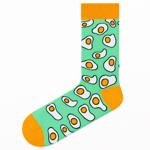 Chaussettes fantaisie en coton peigné à motifs personnalisés, fabricant de marques privées, chaussettes habillées unisexes colorées pour commandes d'exportation en gros - Product Image 5