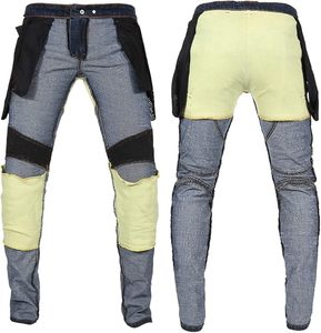 Jeans en denim pour homme D-Ride Moto, couleurs personnalisables, mélange polyester/coton, séchage rapide, respirant, toutes saisons - Product Image 1