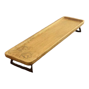Mejor precio, plato de madera creativo para servir aperitivos, restaurante Rectangular, Hotel, cocina, mesa, fiesta en casa, exhibición de almacenamiento, India - Product Image 1