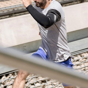 ปลอกแขนโลโก้สั่งทำ คุณภาพสูง ผลิตจากโพลีเอสเตอร์/คอตตอน  ขั้นต่ำในการสั่งซื้อน้อย สำหรับฤดูร้อน แห้งเร็ว ระบายอากาศดี เหมาะสำหรับขายออนไลน์ ราคาขายส่ง - Product Image 3