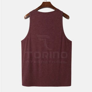 Ropa de entrenamiento Camiseta sin mangas hecha a medida para hombres Ropa de gimnasio Hombres Camiseta sin mangas Transpirable Secado rápido Hombres Camiseta sin mangas - Product Image 2