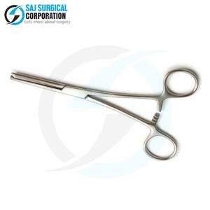 Fórceps de arteria Kocher de acero alemán profesional Premium, diseño resistente para hemostasia y sujeción de tejidos en cirugía general - Product Image 6