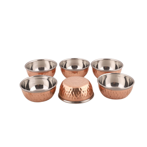 Stylish Handcrafted Pure Copper Serving <b>Bowl</b> for Kitchen Full Customized Antique Copper <b>Bowls</b> for Decorative Use - Product Image 6