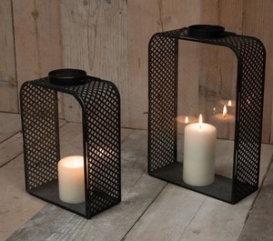 Black Color <b>Taper</b> <b>Candle</b> <b>Holder</b> with Unique Iron Stand Adds Sophisticated Christmas Decor Touch <b>Candle</b> <b>Holder</b> - Product Image 1