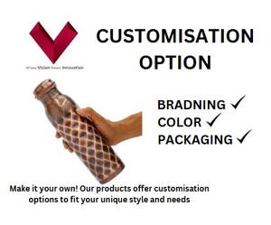 Botella de cobre con relieve para hormigas al por mayor de 650 ml, la botella de cobre perforada para hormigas es una mezcla única de la botella de cobre texturizada tradicional - Product Image 3