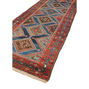 Kiaan Blue Hand Knotted Wool Rugs Geometric Pattern PAEM-3 for Home Use Imported From Jaipur Rugs US - Product Image 2