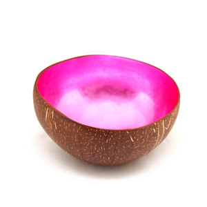 Bol décoratif personnalisé en plusieurs couleurs, bols laqués faits à la main en coquille de noix de coco du Vietnam - Product Image 5