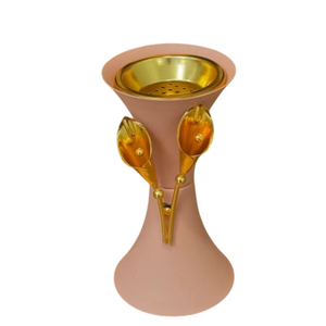 Porte-encens Bakhoor décoratif pour la maison qualité supérieure brûleur d'encens en métal doré diffuseur de parfum et aromathérapie bon prix - Product Image 4