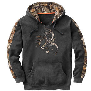 Sudadera con capucha de caza personalizada de lana de poliéster/algodón para hombres, ropa de entrenamiento de invierno transpirable, Material Bayer, duradero de alta calidad - Product Image 4