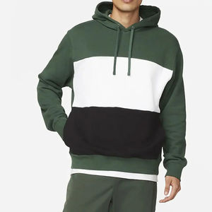 เสื้อฮู้ดสวมหัวโอเวอร์ไซส์สำหรับผู้ชายพิมพ์โลโก้แบบเรียบๆ - Product Image 6