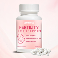 Comprimés de fertilité pour femmes aux herbes naturelles OEM, soutien antioxydant pour la santé reproductive, vitamines pour adultes, fabricant GMP