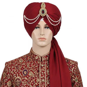 Turbantes Tradicionales para Adultos, Tela de Algodón, Transpirable, Cómodo, Tocado Cultural, Uso Diario, Uso Religioso, Suministro al por Mayor - Product Image 5